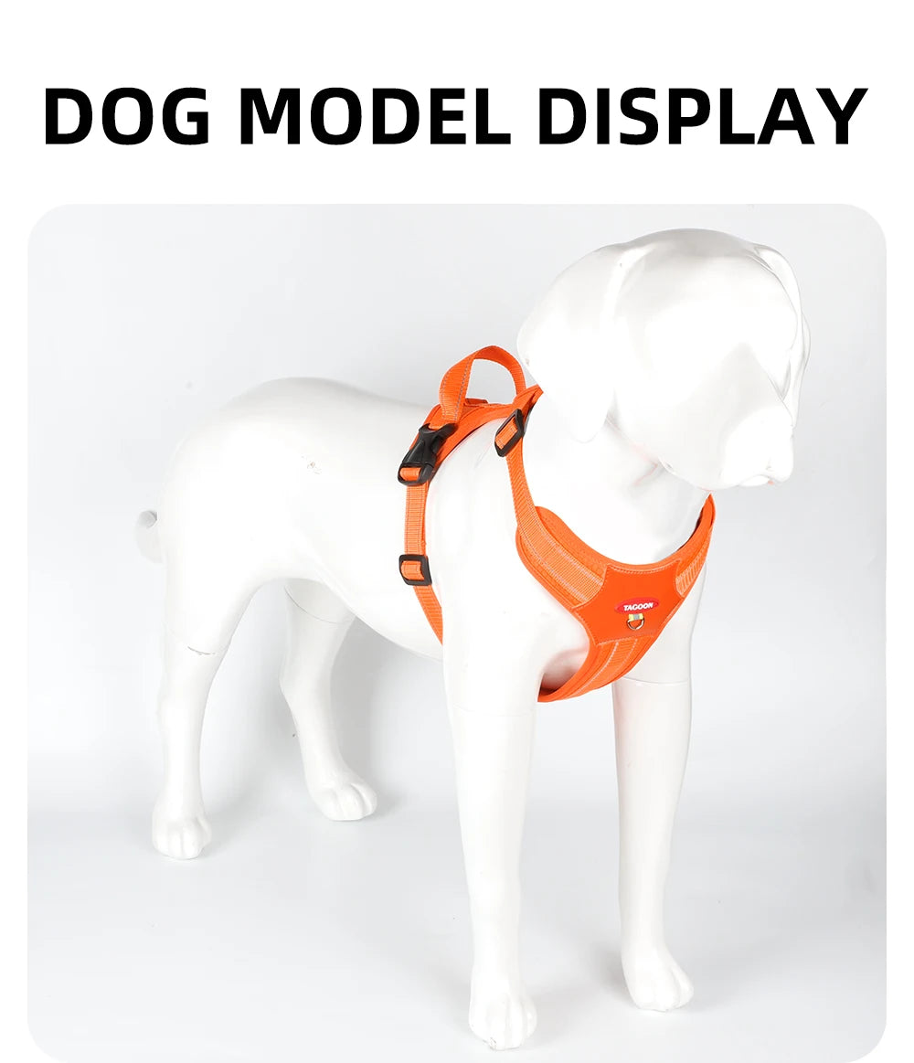 Reflective Anti-Escape Dog Harness | Nylon Halter for Small & Medium Dogs | XS–XL