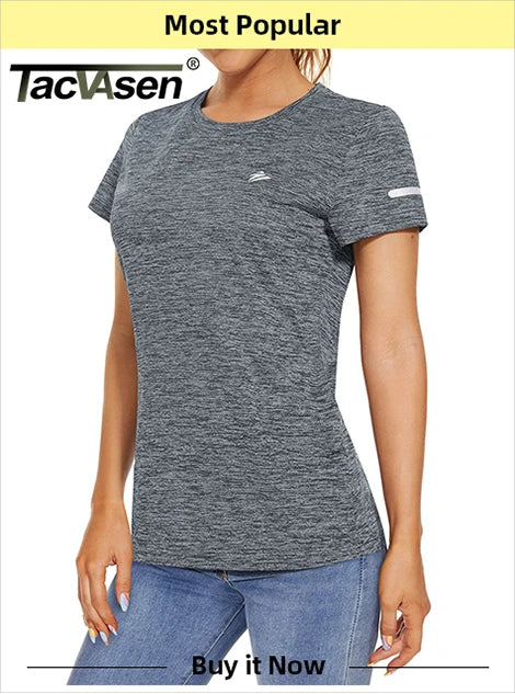 TACVASEN Summer UV/Sun Protection Outdoor Hooded T-shirt Women's Hoodie Shirt UPF 50+ Long Sleeve Fishing Hiking Athletic Shirts