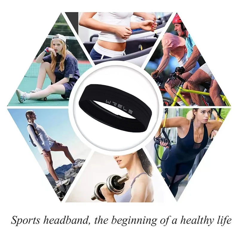 Running Hat Accessories: Elastic, Sweat Absorbent, Quick Dry, Breathable, Anti-Slip Sports Headbands for Workout, Running, Fitness / Rungear