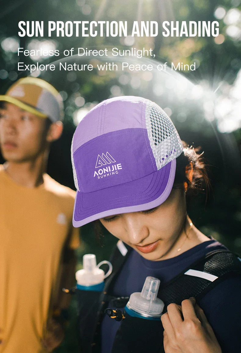AONIJIE E4635 Running Cap – Breathable Sun Protection Visor Hat | Trail, Jogging & Outdoor Sports | Unisex