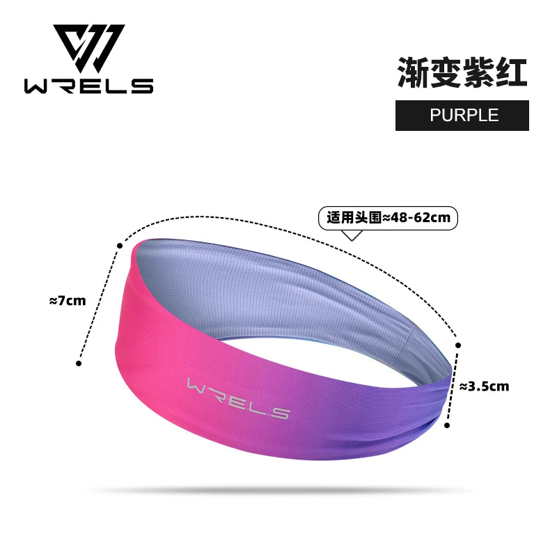 Wide Sports Headband – Elastic, Moisture-Wicking Sweatband | Running, Cycling, Yoga & Gym | Fits 48–62cm | Pink