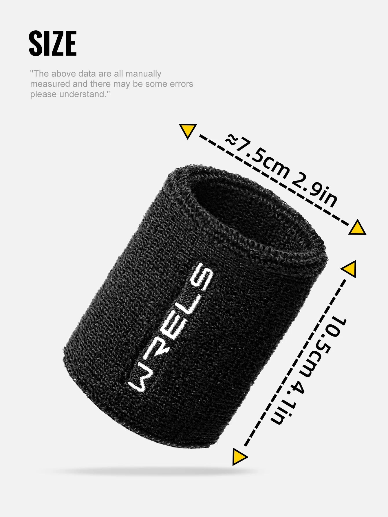 Running Gear Accessories: WRELS Absorbent, Quick Dry, Stretchable, Wristband Sweatbands for Workout, Fitness / Rungear