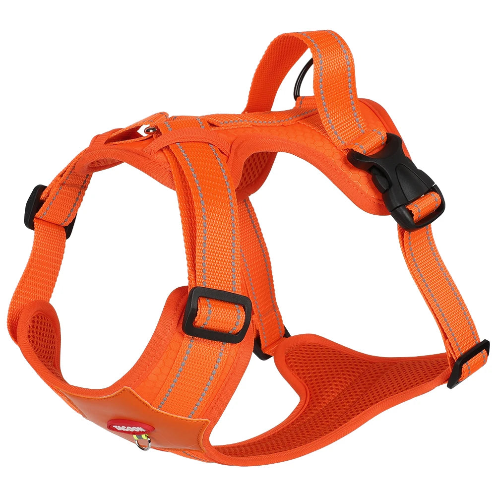 Reflective Anti-Escape Dog Harness | Nylon Halter for Small & Medium Dogs | XS–XL