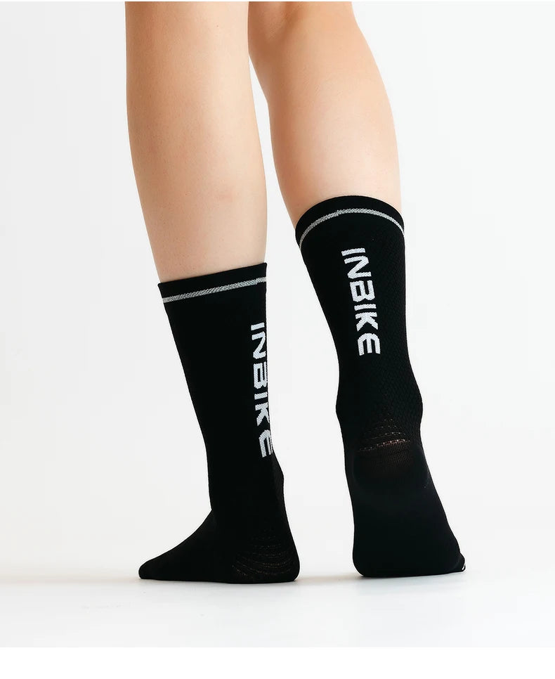 INBIKE Women's Toe-Separated Compression Running Socks | Moisture-Wicking Sport Socks for Running & Hiking