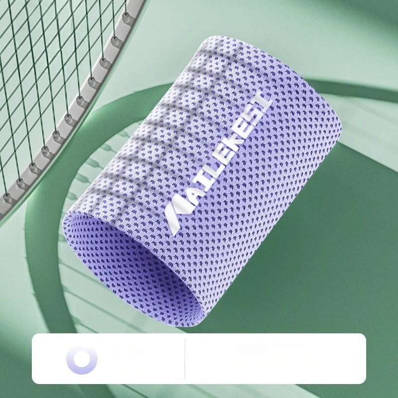 Quick-Dry Cooling Wrist Sweatband | Sweat Wipe Wristband for Running, Tennis & Fitness