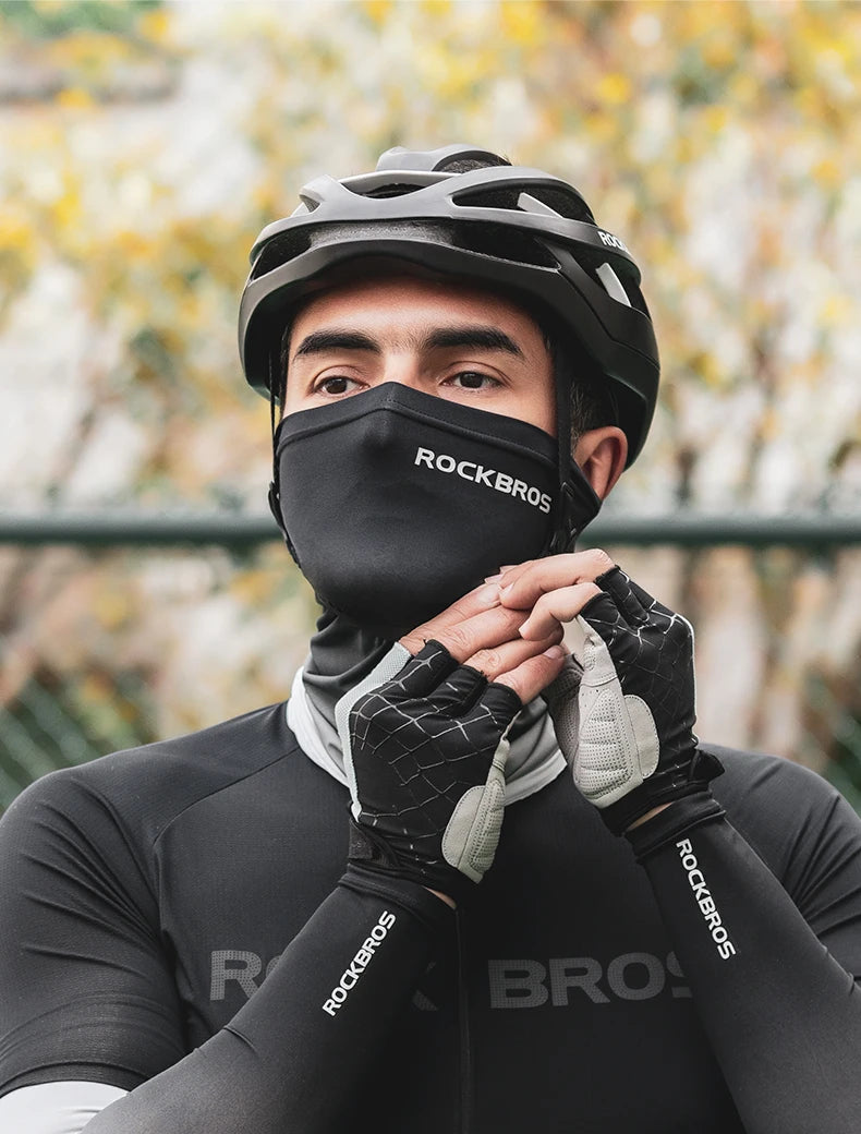 ROCKBROS Ice Silk Neck Gaiter – UV Protection, Unisex Running & Cycling | RUNGEAR