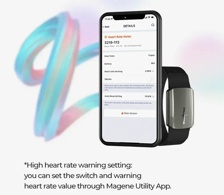Magene H803 Optical Arm Heart Rate Monitor – Dual Mode ANT+ & Bluetooth Armband Sensor for Running, Cycling & Health Tracking | RUNGEAR
