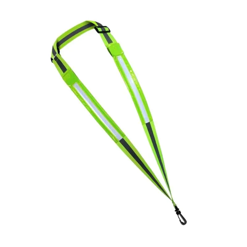 LED Reflective Crossbody Safety Strap – High-Vis Running & Cycling Gear