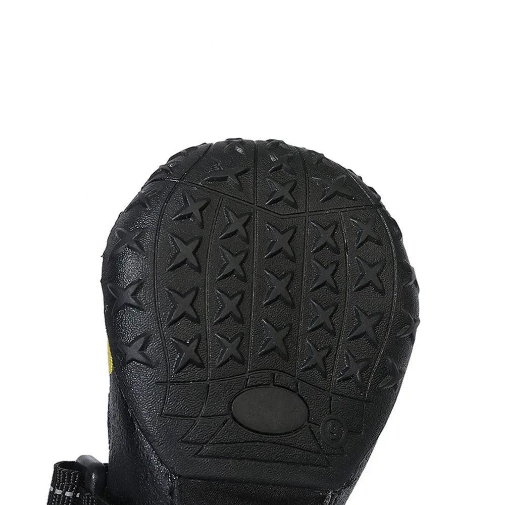 Waterproof Anti-Slip Rubber Dog Boots | Silica Gel Paw Protector Booties for Hot Pavement, Snow & Rain | RUNGEAR