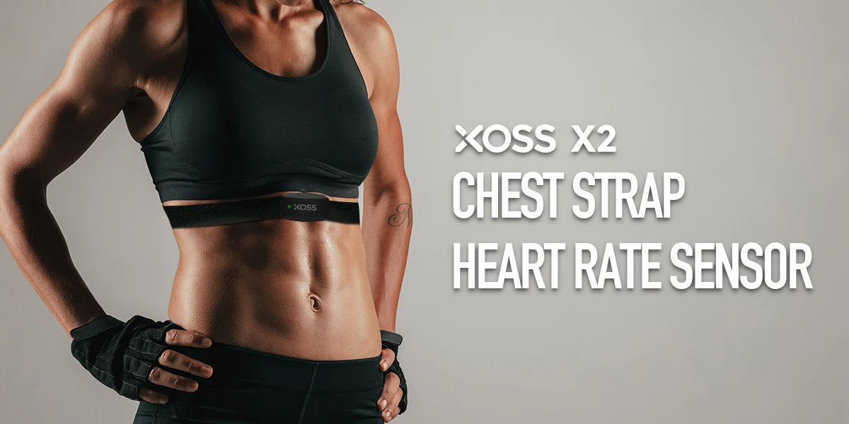 Tech Gear Accessories: XOSS X2 Chest Strap Heart Sensor HRM Monitor Bluetooth ANT+ Cycling Running Walking / Rungear