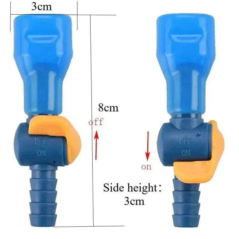 Replacement Hydration Bite Valve with On/Off Switch – 9mm, Food-Safe Silicone