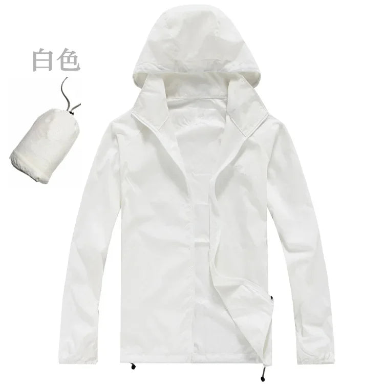 Running Apparel: Unisex, Waterproof, Lightweight, Quick-Dry, Hooded Thin Windbreaker / Rungear