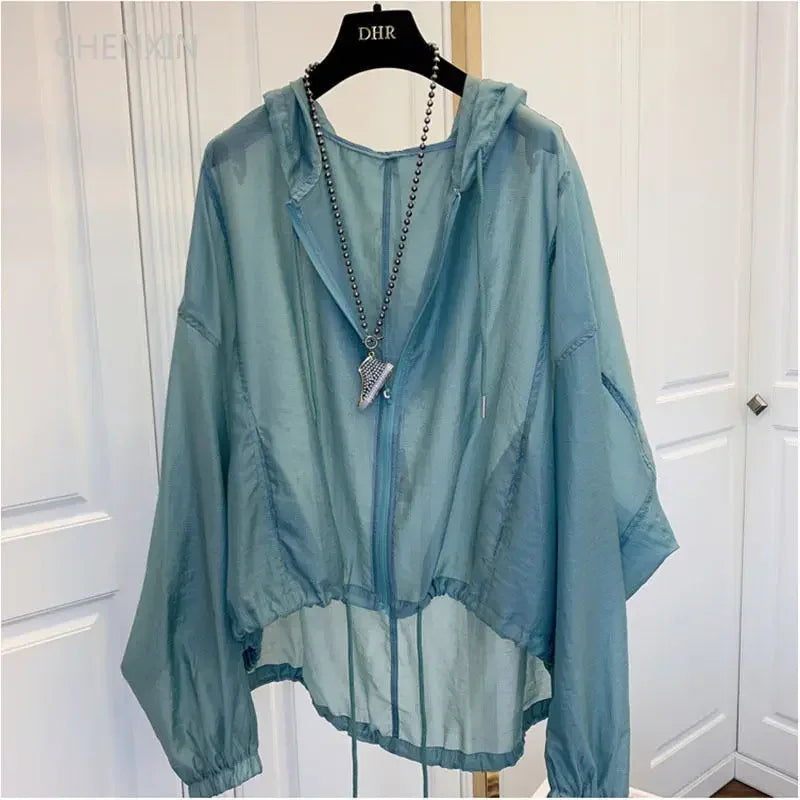 Women's Running Apparel: Hooded, Sun-Proof, Breathable, Lightweight Jackets / Rungear