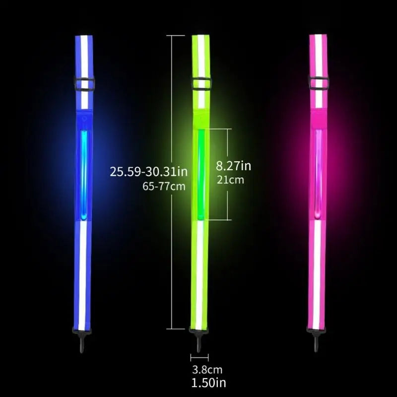 LED Reflective Crossbody Safety Strap – High-Vis Running & Cycling Gear