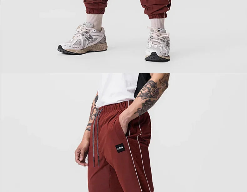 Men's Quick Dry Apparel: Loose Fit, Casual, Breathable Sports Workout Sweatpants for Running, All Sports / Rungear