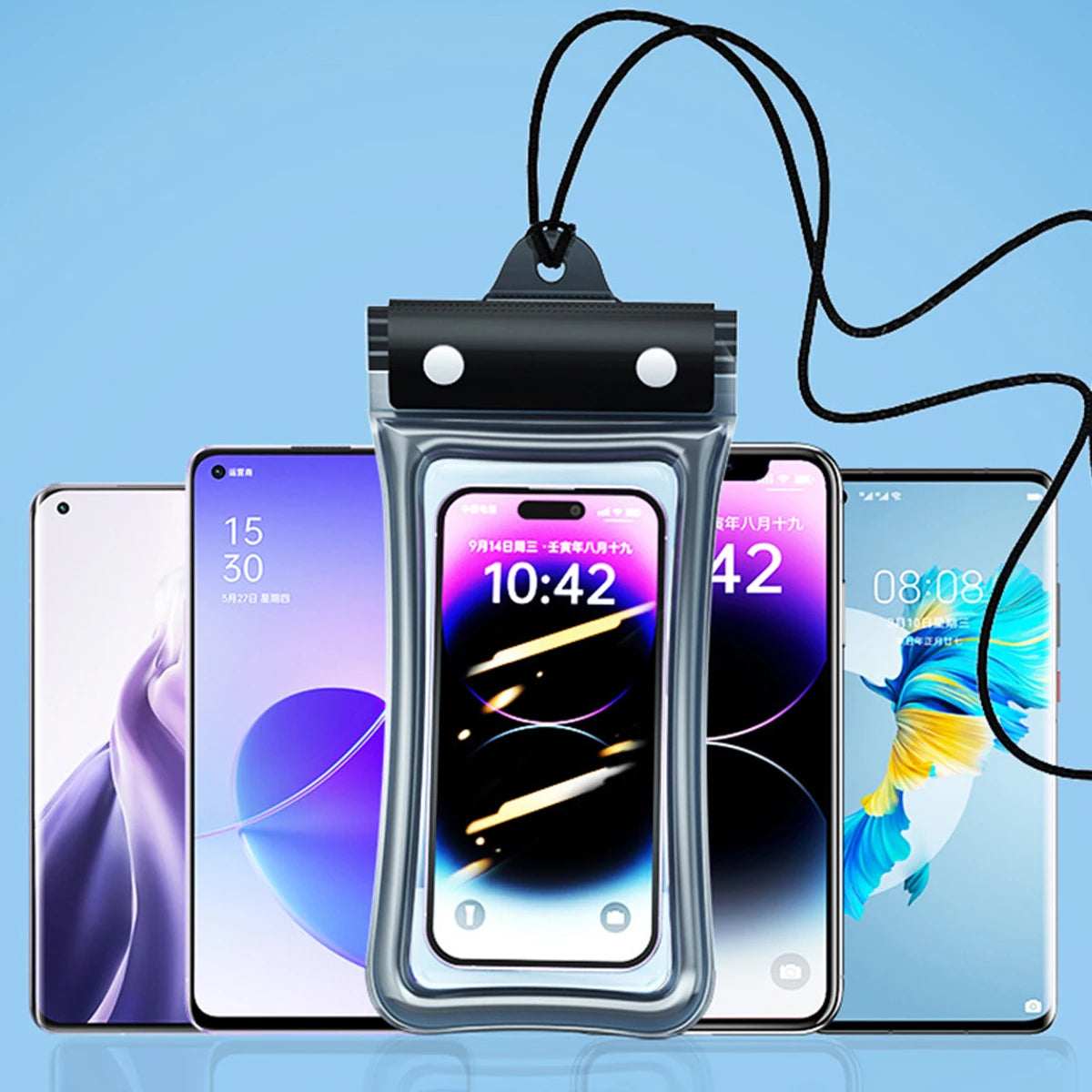 Waterproof Phone Case Dry Bag | IPX8 Floating Pouch with Lanyard for Swimming & Outdoors