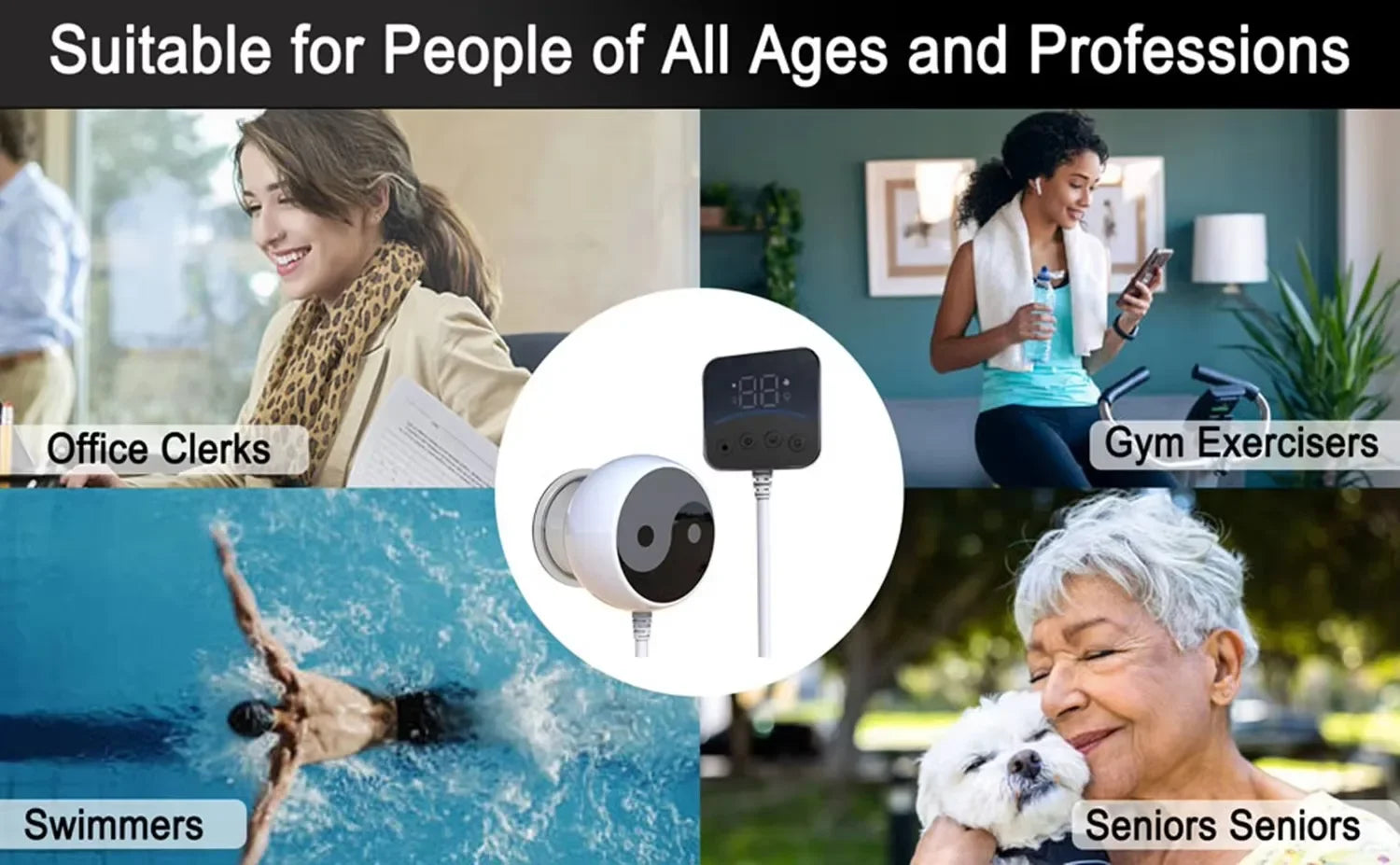 Running Tech Accessories: NEW Intelligent Vacuum Cupping Therapy - Remote Controlled Cupping Device, Smart Electric Gua Sha Cupping Machine / Rungear