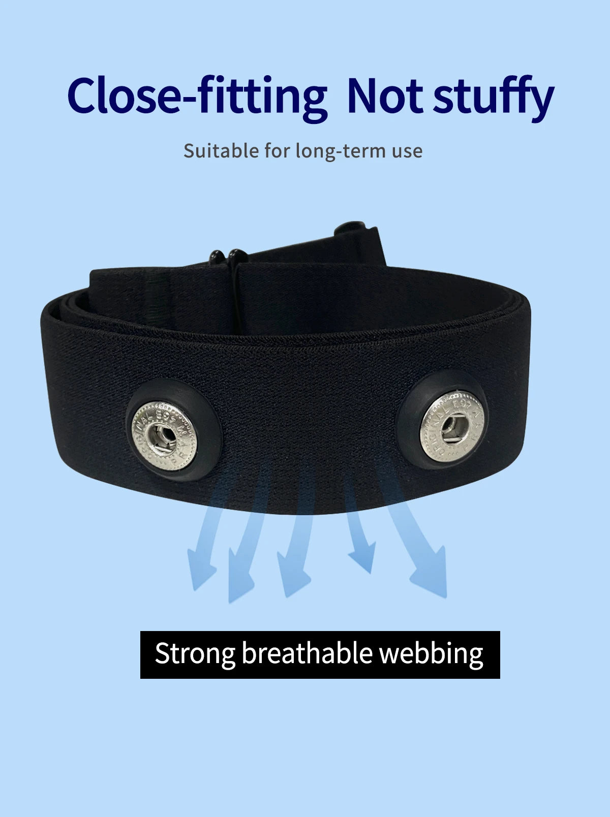 Heart Rate Monitor Chest Strap | Compatible with Garmin, Wahoo, XOSS, iGPSPORT & More