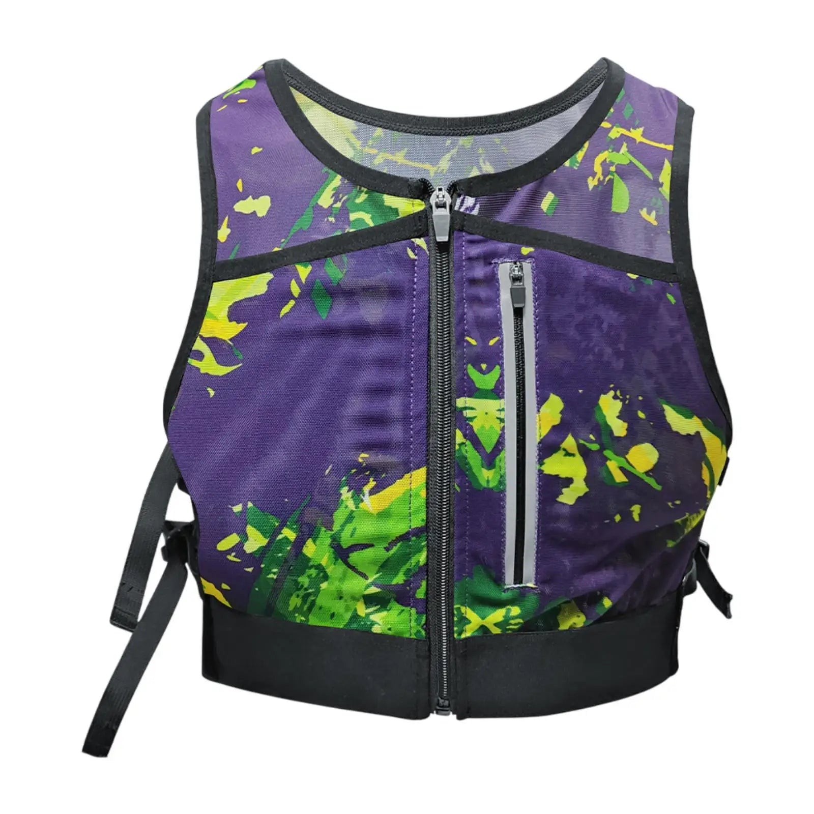 Running Reflective Gear: Breathable, Neoprene Chest Pack with Multi Pockets for Jogging, Hiking, Racing / Rungear