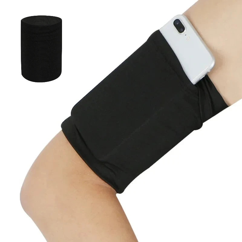 Running Tech Accessories: 2-Pack Breathable Elastic Phone Holder Sports Armbands / Rungear