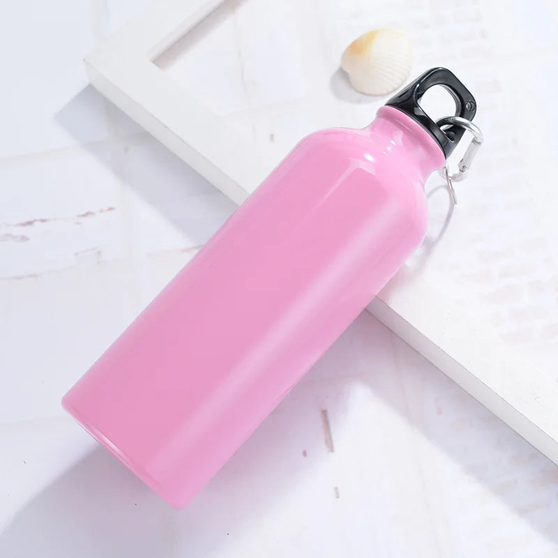Portable Alloy Water Bottle 500ml Hiking Walking Running and Everyday Use