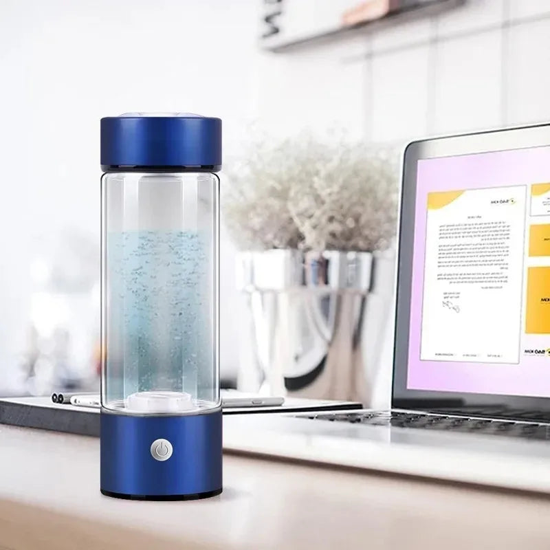 Hydration Gear Accessories: Hydrogen Water Bottle, Portable, Rechargeable, Hydrogen Water Ionizer Machine / Rungear