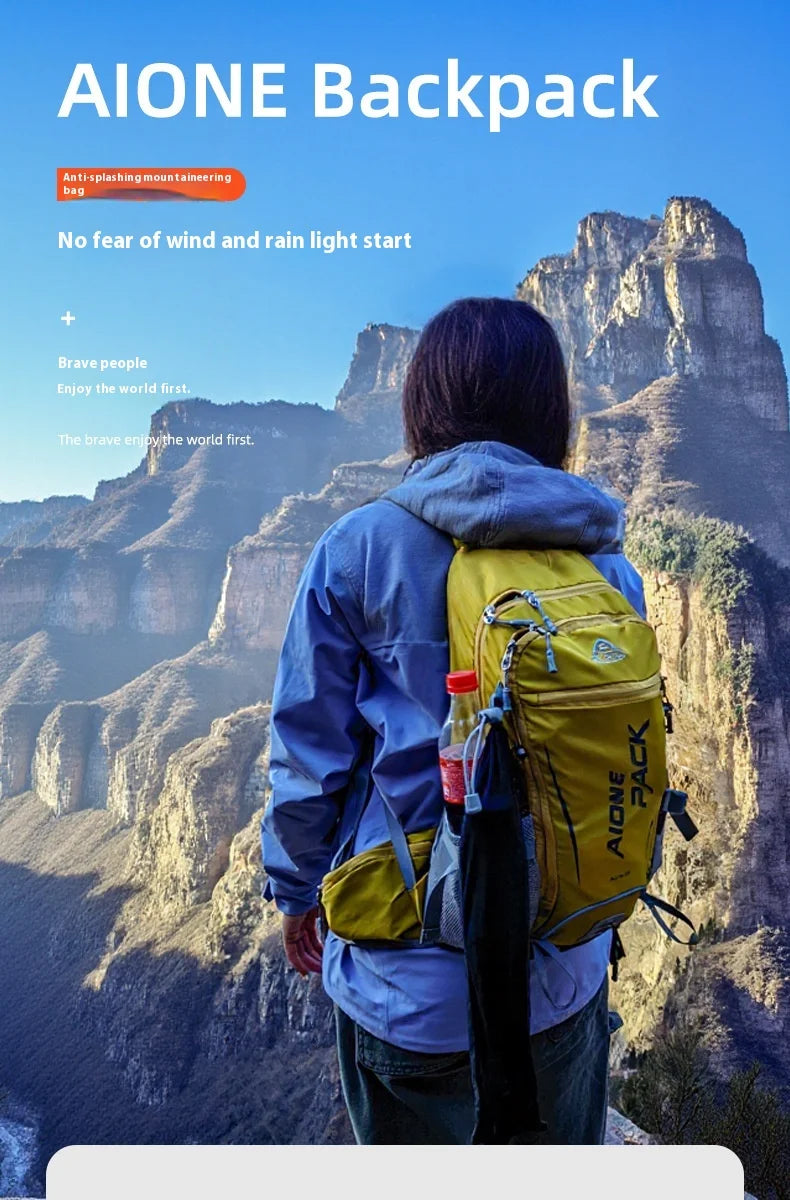 Trail Gear Accessories: 25L Lightweight Breathable Hiking Backpack Day Pack / Rungear