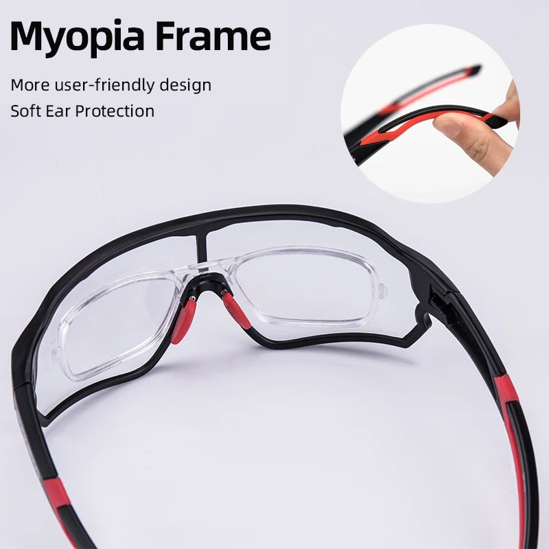 ROCKBROS Photochromic Sunglasses – UV400 Lightweight Anti-Glare Unisex Sports Sunglasses