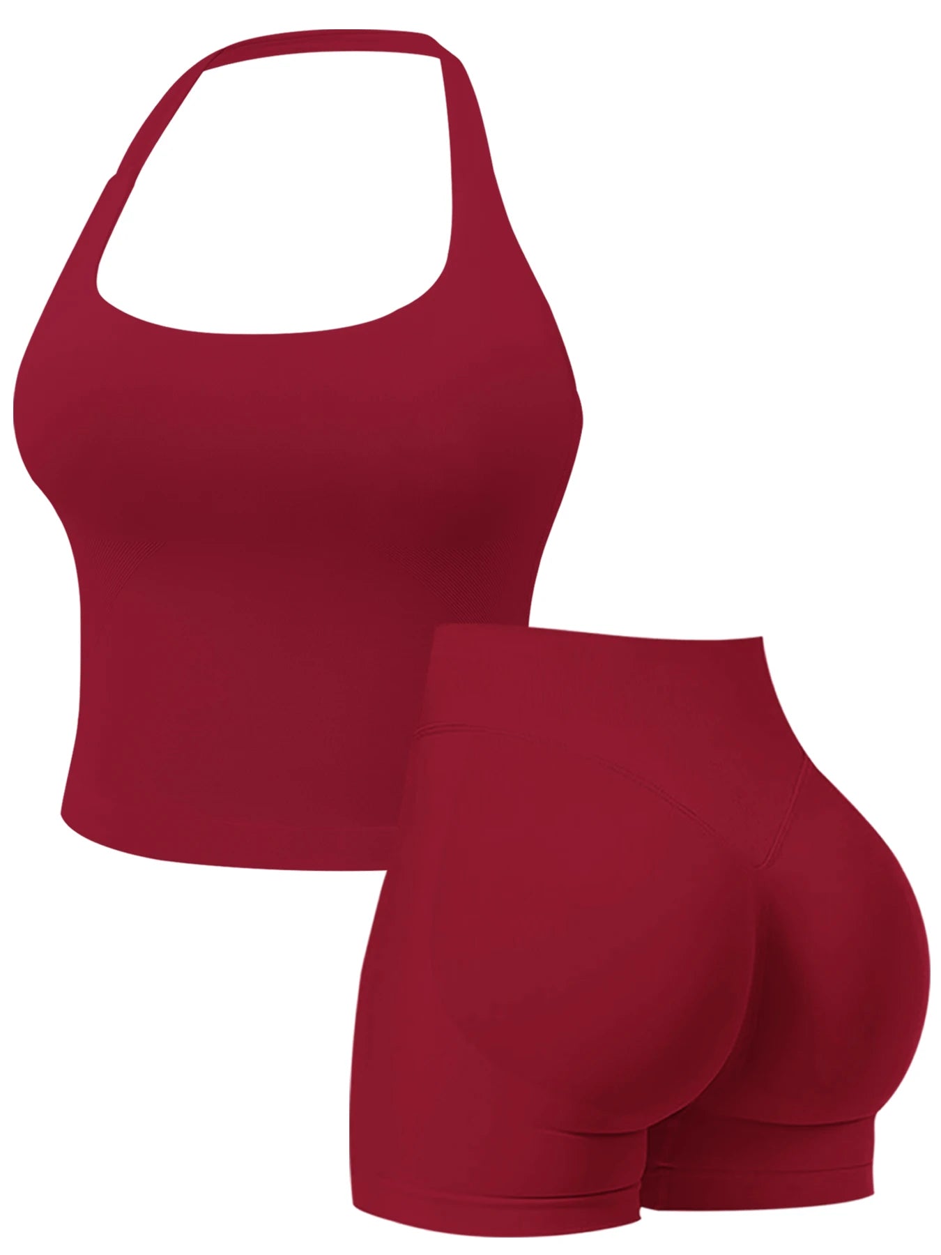 Lightweight 2 Piece Halter Neck Set