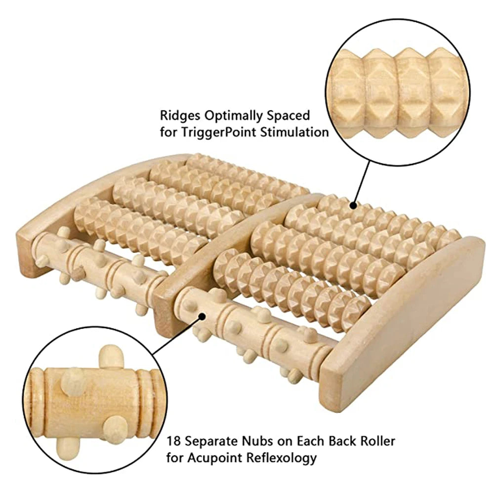 Foot Roller Massager for Plantar Fasciitis, Neuropathy & Boosts Circulation & Arch Pain Relaxation
