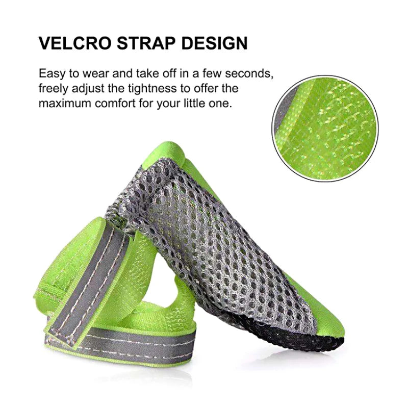 Breathable Reflective Waterproof Dog Shoes | Soft Cotton Outdoor Boots for Small & Medium Dogs | RUNGEAR
