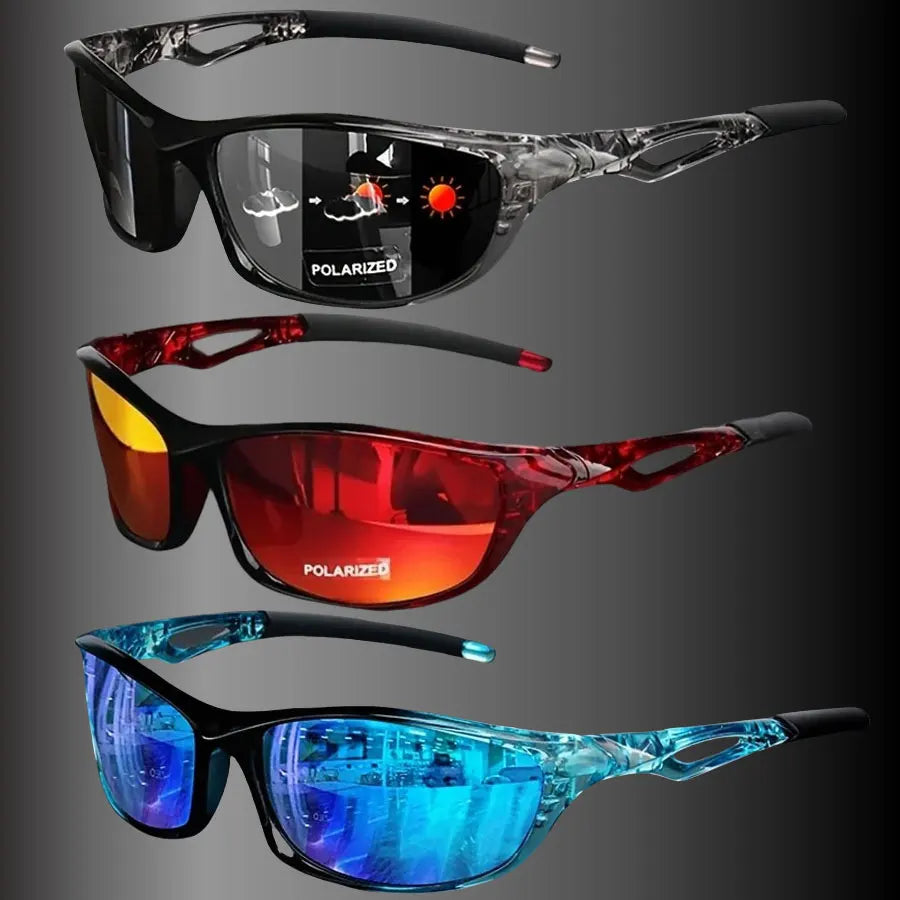 Sunglasses Running Gear: Unisex, Photochromic, Sports Polarized Sunglasses for Day and Night Vision, Cycling Running, Outdoor Sports / Rungear
