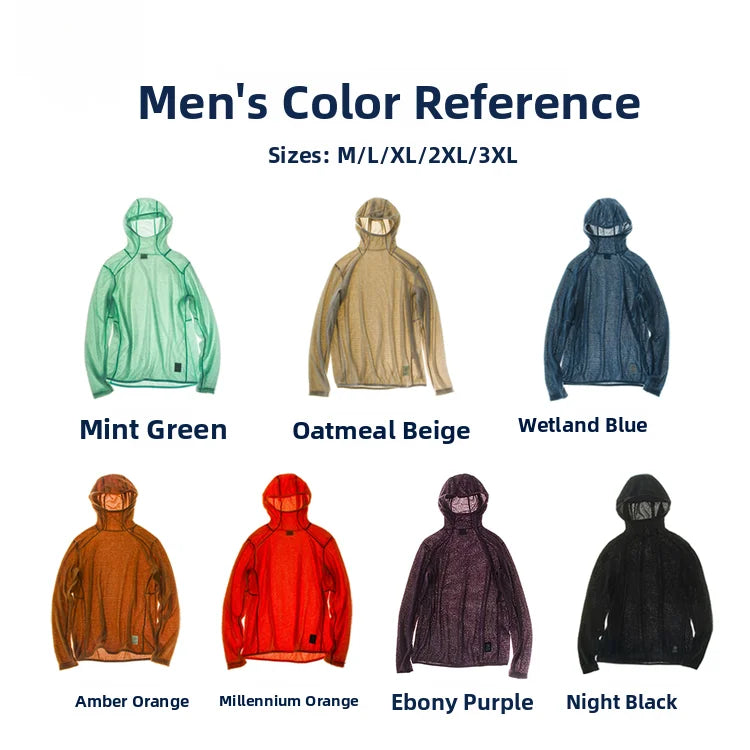 TANKE Lightweight Outdoor Men's Comfortable Warm Fleece Long Sleeve Sports Hoodie