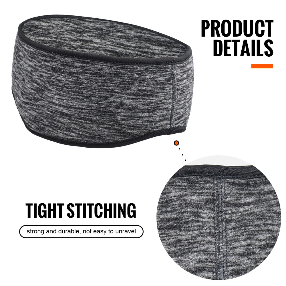 WRELS Windproof Fleece Ear Warmer Headband | Running, Cycling & Yoga | 5 Colours