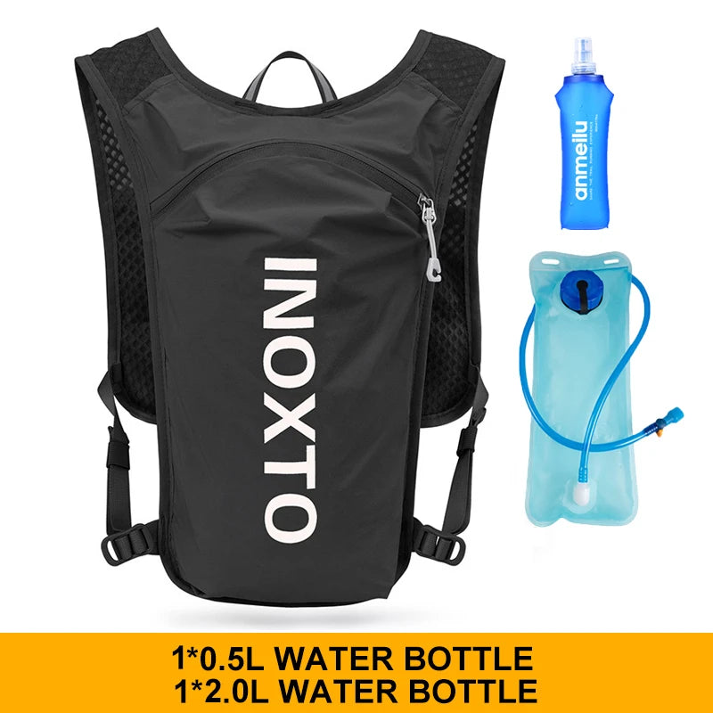 INOXTO 5L Breathable Hydration Vest – Lightweight Running & Cycling Backpack for Marathon & Hiking