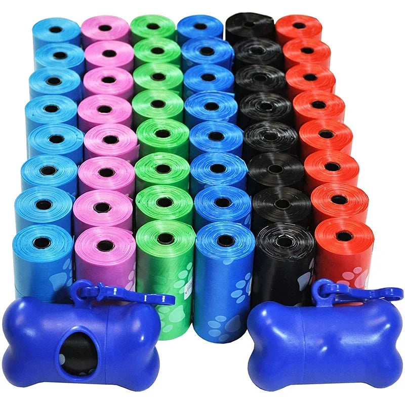 Dog Poop Bags – Bulk Rolls | 15 Bags per Roll | 5 to 100 Rolls
