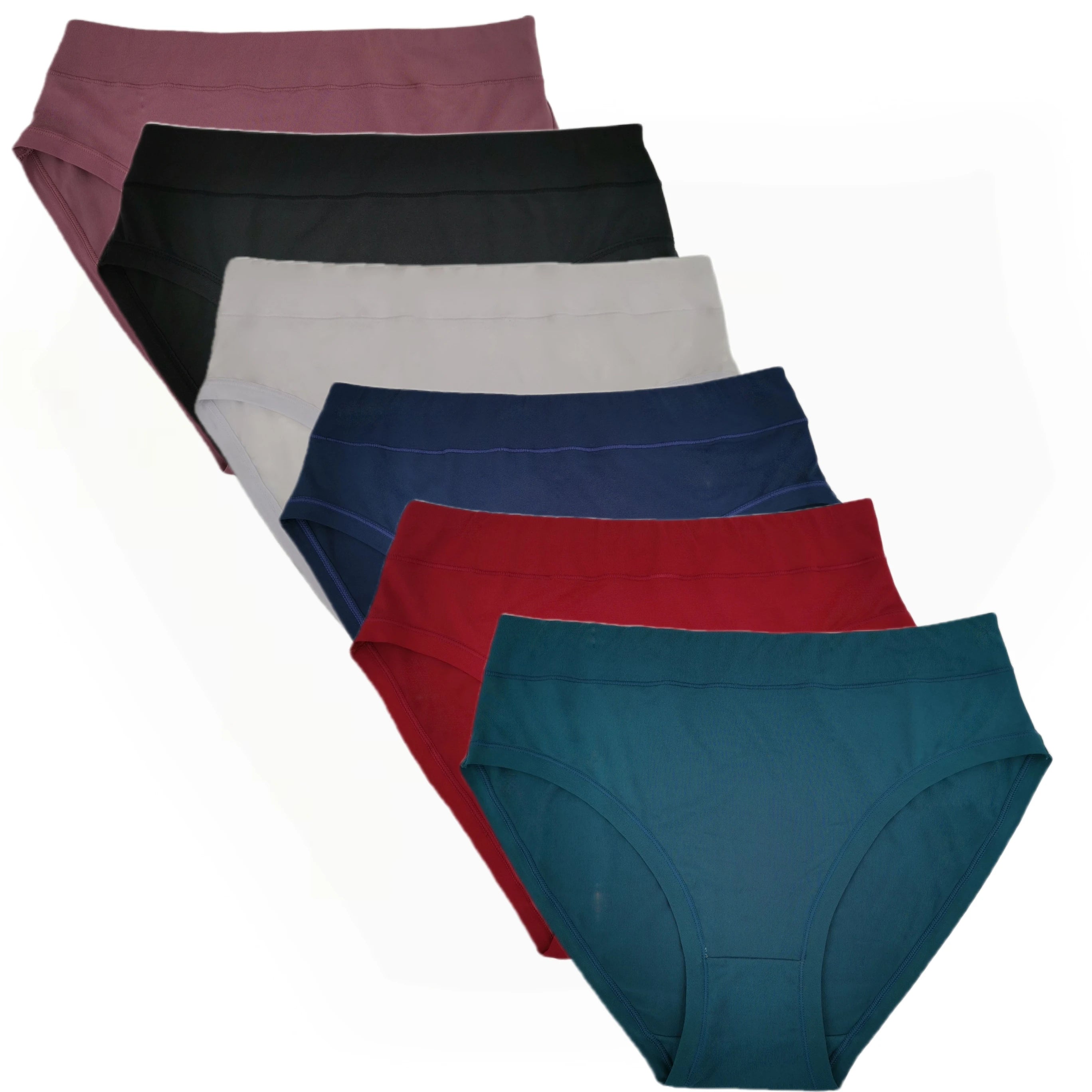 Women's Underwear Apparel: Plus Sized, High Cut, Breathable, Bamboo Underwear Briefs / Rungear