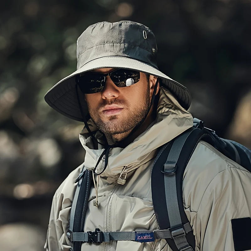 Hiking Hat Accessories: Adjustable, Versatile, Waterproof Outdoor UV Protection Hat / Rungear