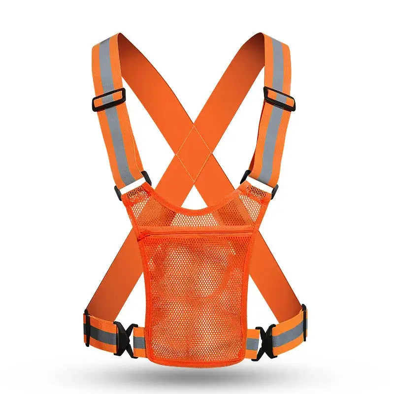Hi-Vis Reflective Running Vest | Lightweight Breathable Nylon Safety Vest for Running & Cycling | RUNGEAR
