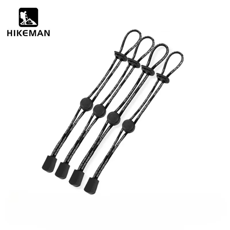 Trail Gear Accessories: HIKEMAN 4pcs Elastic Ropes, Adjustable Strap, Fixed Retention Buckle / Rungear