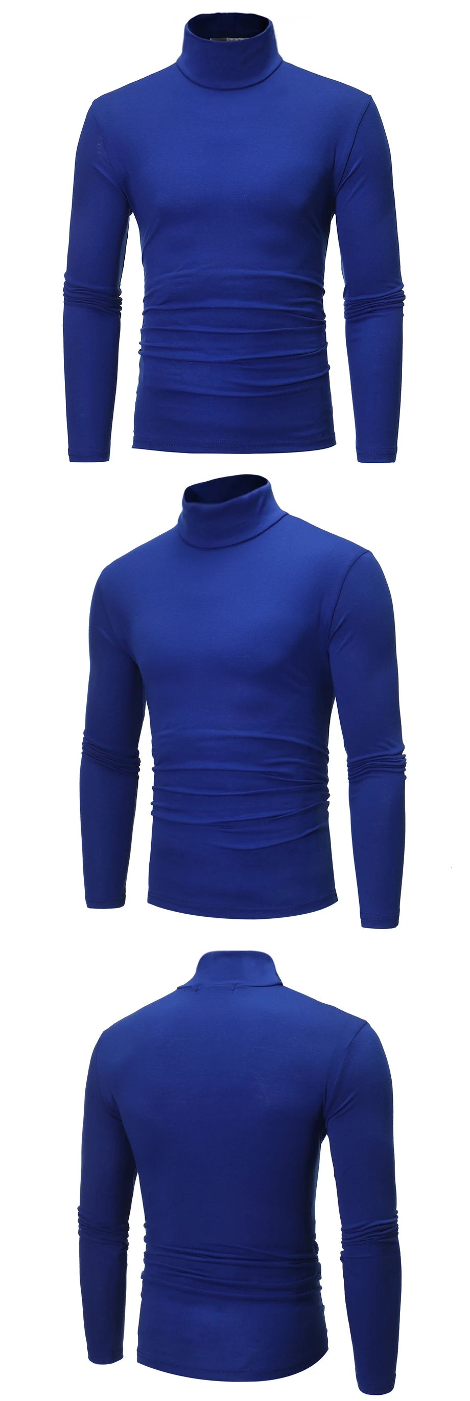 Men's Thermal Apparel: Winter High Neck, Slim Fit, Long Sleeved, Thermal Shirt / Rungear