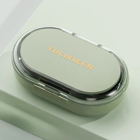 Portable Travel Pill Box | 3-Compartment Moisture-Proof Medicine Case