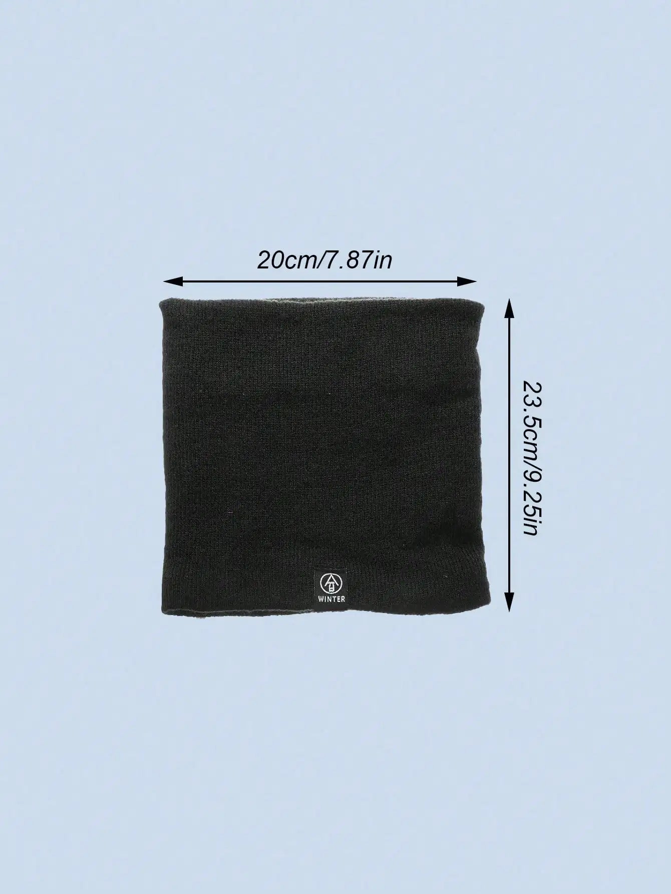 Fleece-Lined Knit Neck Gaiter | Unisex Winter Neck Warmer for Running, Hiking & Cycling