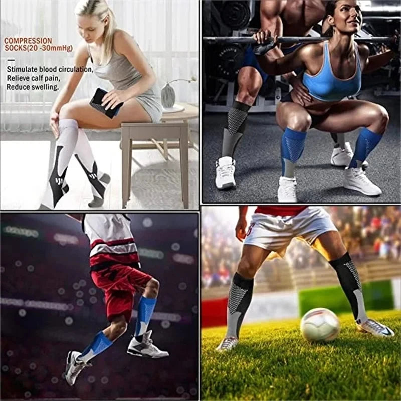 Men’s & Women’s Compression Socks – Running, Football, Cycling, Varicose Veins & Pain Relief