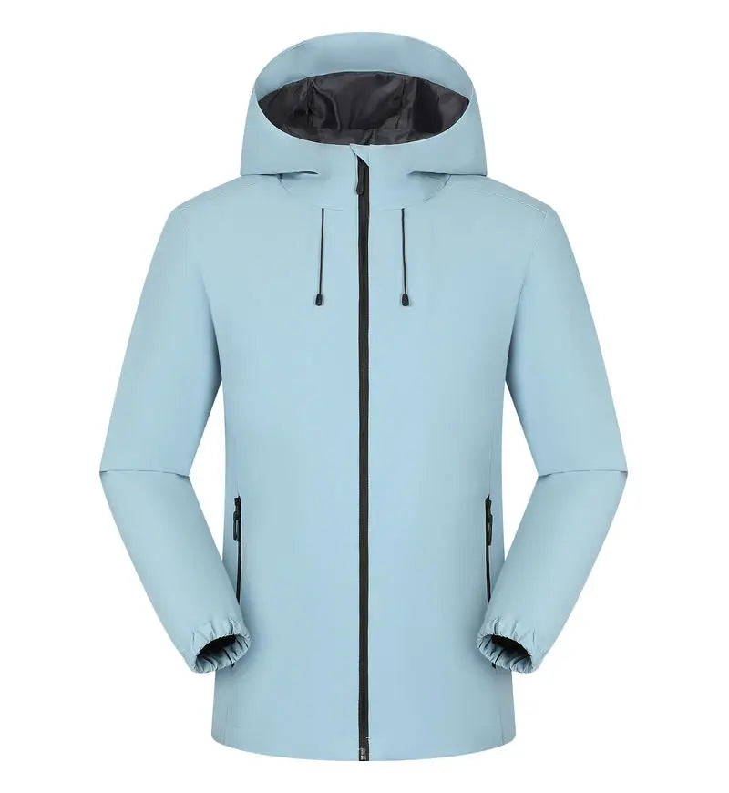 Running Winter Apparel: Unisex Waterproof, Hooded, Double Fabric Windbreaker Jacket / Rungear