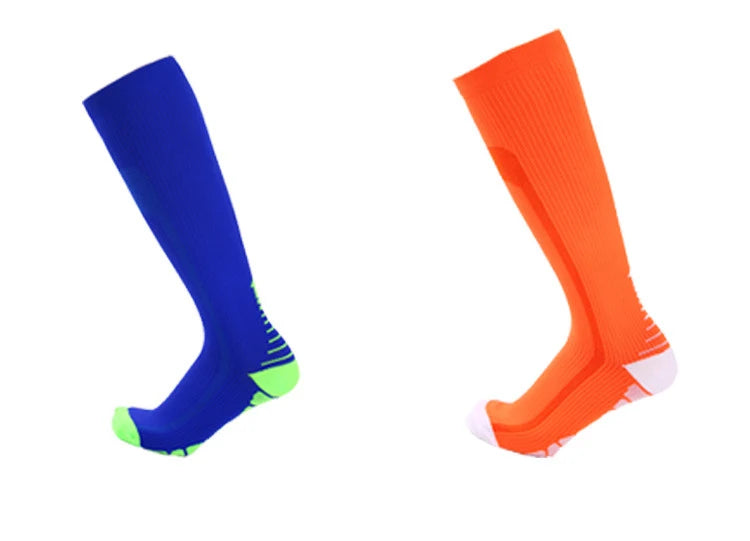 Compression Sock Accessories: Unisex Non-Slip, Knee-High Sports Compression Socks For Fitness / Rungear