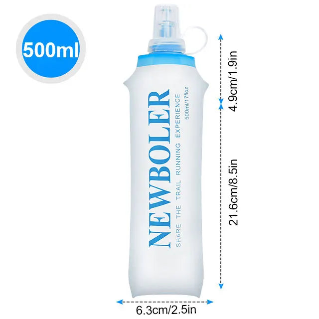 Collapsible Silicone Water Bottle — BPA Free | 150ml to 750ml | Running, Hiking & Travel