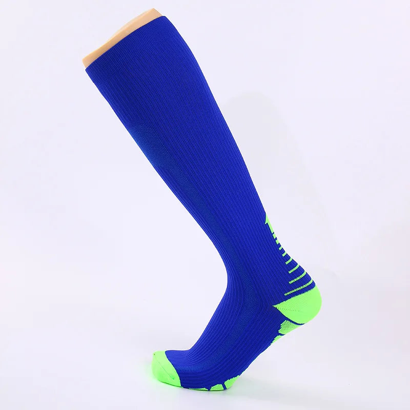 Compression Sock Accessories: Unisex Non-Slip, Knee-High Sports Compression Socks For Fitness / Rungear