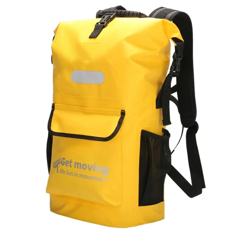 Waterproof Trail Bags: 25L Dry Storage Bag Backpack for Outdoor Sports, Hiking, Trekking / Rungear