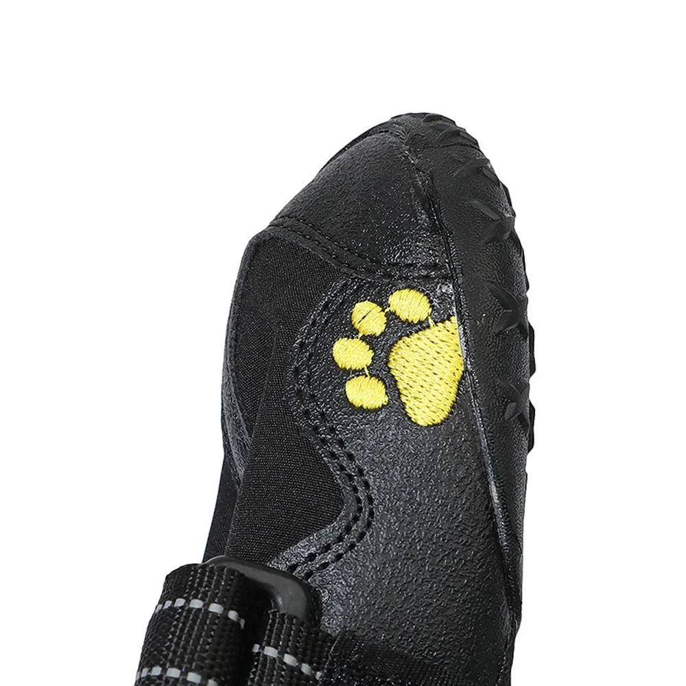 Waterproof Anti-Slip Rubber Dog Boots | Silica Gel Paw Protector Booties for Hot Pavement, Snow & Rain | RUNGEAR